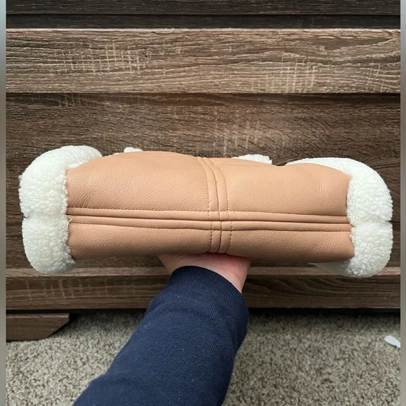 NWT Stand Studio Tan Mini Liz Tote - Picture 7 of 7